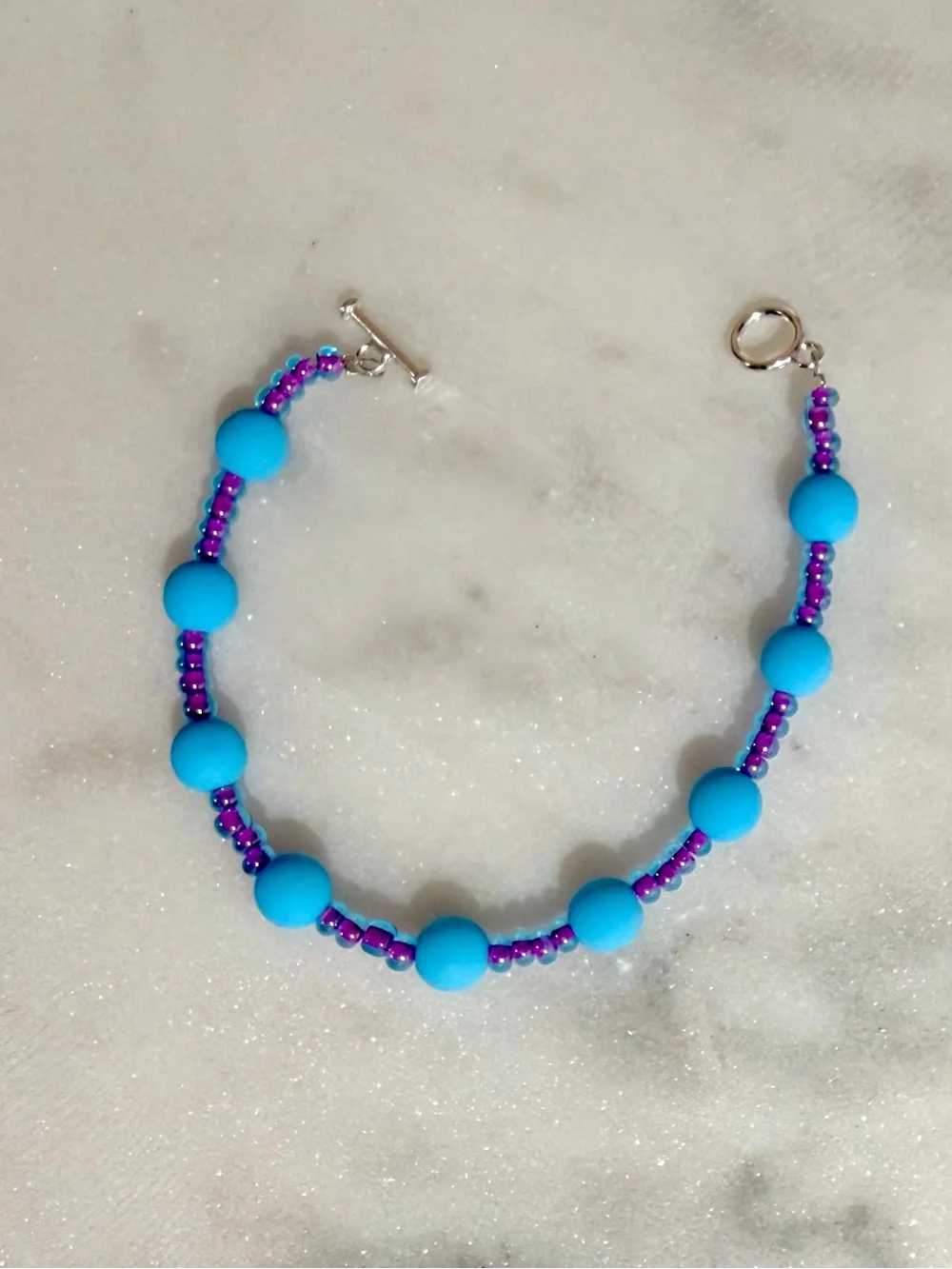 Handmade Colorful Beaded Bracelets - Picture 1 of 3